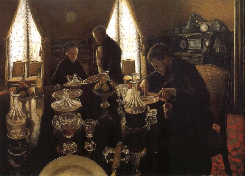 Gustave Caillebotte Supper Spain oil painting art